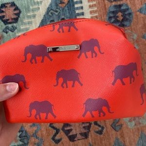 Stella and Dot cosmetic bag elephant